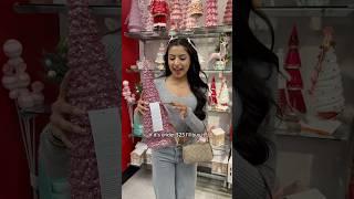 Holiday shopping at Tjmaxx #christmas #xmas #shopping #haul #pink #pinkchristmas