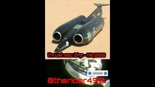 Thrust ssc top speed || Thrust ssc sonic boom #shorts