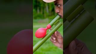 DIY Colorful Balloon Toys Using Green Bamboo #diy #bamboo #creation