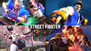 STREET FIGHTER 6 - High Level Gameplay (All Characters) Battle Hub Beta @ 4K 60ᶠᵖˢ 