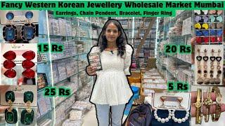 Korean Jewellery Wholesale Market Mumbai | Fancy Western Jewellery Wholesale | Earrings Bracelets