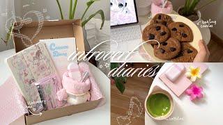  daily vlog ️ life of a homebody, baking cookies, stationery haul, organising, diary deco