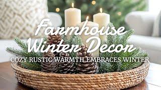 ️ Cozy Farmhouse White Winter Decor Ideas You’ll Love!