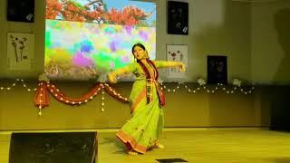 Rabindra Jayanti Dance(2019)-Rituranga-O chand tomay dola by Adrija