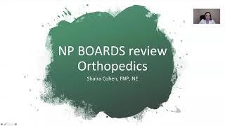 Orthopedics Review, for NP boards