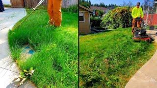 New Homeowner Of My Childhood Home Gets A FREE Lawn Cleanup (MEMORIES)