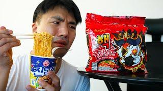 진순만 먹는 맵린이, 핵불닭볶음면으로 혼내주기!