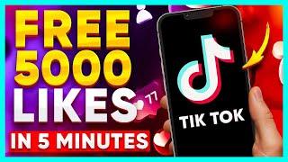 HOW TO GET 5000 FREE LIKES ON TIKTOK VIDEOS | 3 NEW WAYS TO GROW ON TIKTOK 2025