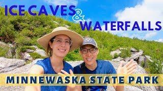 HIKING NEAR NYC - Ellenville Fault Ice Caves & Verkeerderkill Waterfalls | Minnewaska State Park