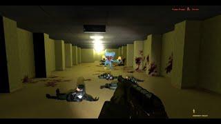 Garry's Mod Huggy Wuggy in Backrooms