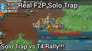 F2P solo trap vs T4 Rally??? |  Real f2p solo trap take mini Rally