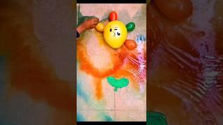 Beautiful water colorful Balloons popping Reverse video ASMR  #balloonpopping #balloon #asmr #viral