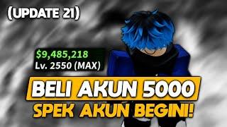 Beli Akun 5K Dapet Spek Akun Mahal Woy!!!! || ROBLOX : Blox Fruit ||