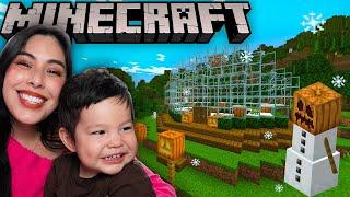 Playing Minecraft w/ my 1 year old | Pt5