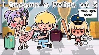 i Became a Police at 5  l Toca life story l Toca Boca