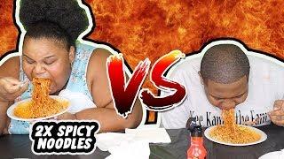 2X NUCLEAR SPICY NOODLES| mukbang| 먹방| eating show| prissy p