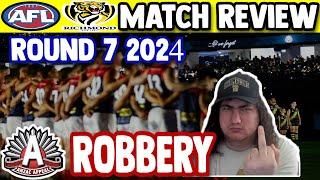 ANZAC EVE ROBBERY!!!- AFL Richmond vs Melbourne | Round 7 2024 | Match Review