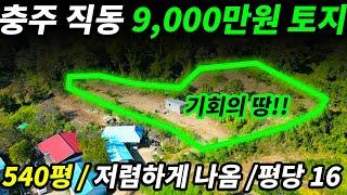 [충주토지매매] 저렴하게 나온 직동 땅ㅣ9천만원 토지ㅣ평당 16만원ㅣ주말농장 추천