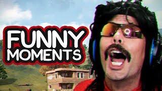 PUBG | Funny Moments | DrDisRespect Breaks Character