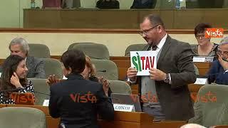 TAV, insulti tra Lega e M5S in Regione Piemonte, sospesa la seduta del Consiglio