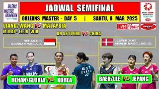 Jadwal Semifinal Orleans Master 2025 Hari Ini ~ REHAN/GLORIA vs KOREA ~ AN SE YOUNG vs CHINA