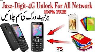 How To Unlock Jazz-Digit-4G Mobile For All Network 2020