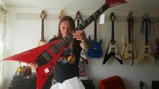 Unboxing Jackson 2018 PRO SERIES KING V™ KV, EBONY FINGERBOARD, FERRARI RED