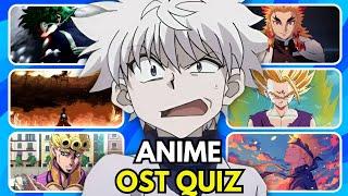 ANIME OST QUIZ - 50 Ost [VERY EASY - VERY HARD]