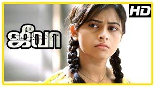 Jeeva Tamil movie | scenes | Sri Divya learns about Vishnu's mother | Charlie