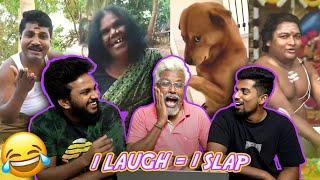 If I Laugh I Slap Challenge with DAD 