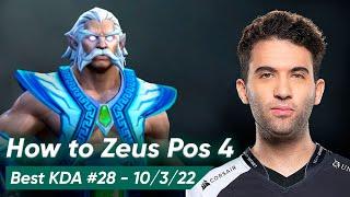 YapzOr ZEUS SUPPORT 4 Pos 7.35b | Dota 2 2024 Pro Gameplay