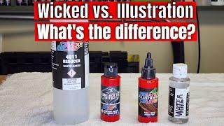 Createx Wicked vs. Illustration Airbrush Paint - What's the Difference?