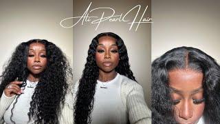 THIS is a GLUELESS WIG | perfect vacation Deep Wave Wig | Sincerely Zee X Alipearl Hair