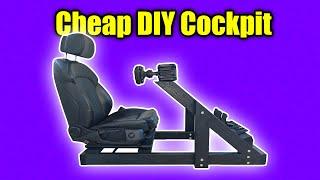 DIY Sim Racing Cockpit for Under $100- Simple Budget Build