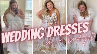 TRYING ON CHEAP PLUS SIZE WEDDING DRESSES |   Xpluswear Wedding Dress Haul | Plus size haul