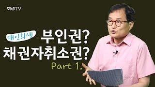 [개인회생] 부인권이 뭐에요?