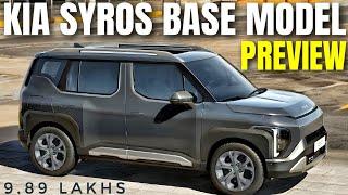 Kia Syros Base Model 2025 Review - Unexpected! | New Syros Kia Base Model 2025 | Kia Syros 2025 Htk