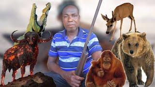 SC@RY STORY OF A GHANAIAN HUNTER. HUNTER NARRATES HOW  A FELLOW  HUNTER GAVE BIRTH TO AN ANIMAL