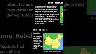 1st East Turkestan Republic Is Established