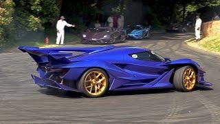 $3.0 Million Apollo Intensa Emozione LOUD Revs, Accelerations @ FOS Goodwood 2019!