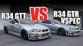 R34 GTR vs GTT - What car is for you?