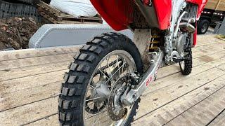 Honda CRF450X Michelin Anakee Wild 50/50 Street Legal DOT Tire