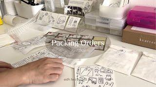 packing shopee orders *asmr*chill studio vlog, no talk, relaxing music, september springindonesia