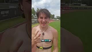 One of my hardest sessions as an aspiring 800m Olympian ‍️...