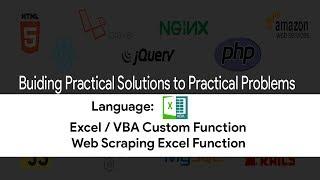 Let's Build Something | VBA | Web Scraper