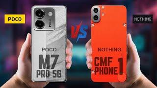 Poco M7 Pro 5G vs Nothing CMF Phone 1