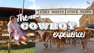 Texas Vlog: Check Out The Fort Worth Stockyards With Me! Cattle Drive, Stores, History & More!