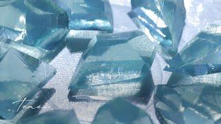 Edible Gems？ Aquamarine Crystal candy.