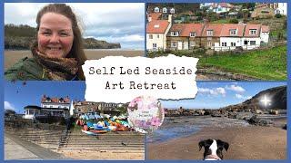 Seaside art retreat & art travel kit packing.