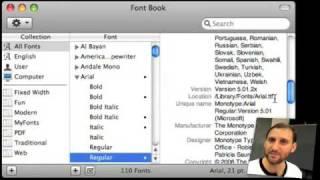 Using Font Book to Organize Your Fonts (MacMost Now 158)